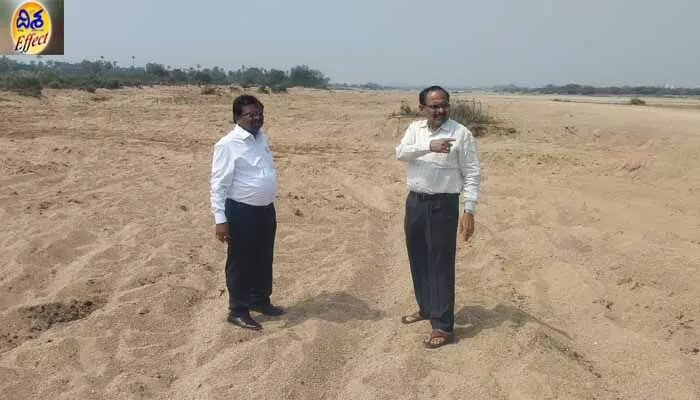 దిశ కథనానికి స్పందన.. ఇసుక అక్రమ రవాణా చేస్తే కఠిన చర్యలు దిశ కథనానికి స్పందన.. ఇసుక అక్రమ రవాణా చేస్తే కఠిన చర్యలు