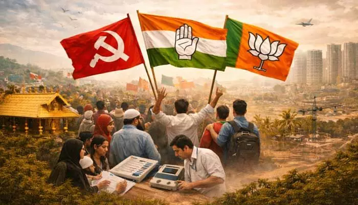 2026 అసెంబ్లీ ఎన్నికలు : జాతీయ పార్టీలకు సవాల్.. ప్రాంతీయ పార్టీల ఉనికి పోరాటం! 2026 అసెంబ్లీ ఎన్నికలు : జాతీయ పార్టీలకు సవాల్.. ప్రాంతీయ పార్టీల ఉనికి పోరాటం!