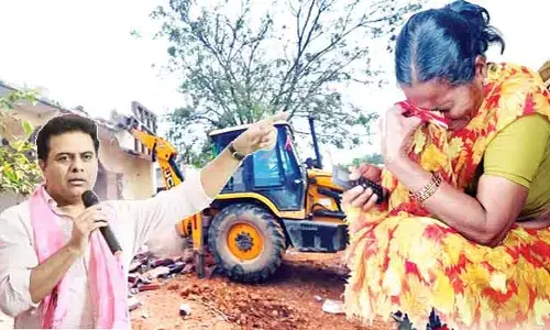 వీళ్లు మంత్రులు కాదు.. రియల్ ఎస్టేట్ బ్రోకర్లు: మాజీ మంత్రి కేటీఆర్ ధ్వజం
