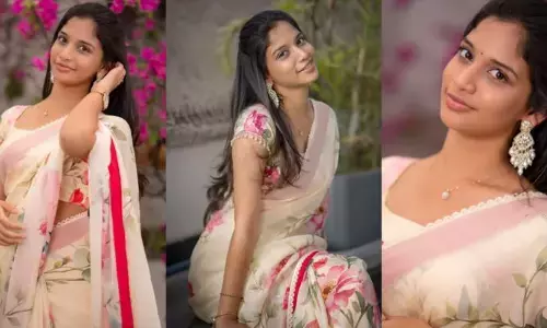 Court Movie Actress Sridevi: చీరకట్టులో కుందనపు బొమ్మలా మెరిసిపోతున్న శ్రీదేవి