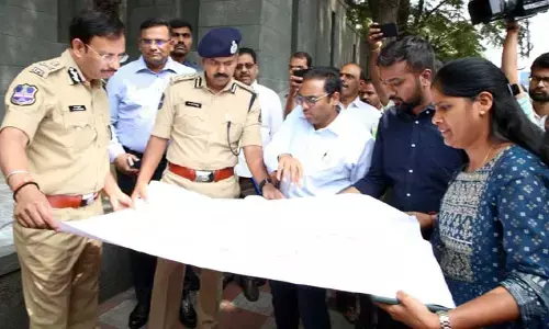 సిగ్నల్ ఫ్రీ జంక్షన్‌లు తీసుకురావడమే లక్ష్యం.. పనులను పరిశీలించిన సీపీ సజ్జనార్, అధికారుల బృందం