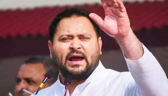 Tejashwi Yadav demands fresh election in Delhi Tejashwi Yadav demands fresh election in Delhi