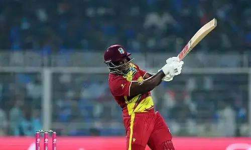 T20WorldCup2026: చితక్కొట్టిన వెస్టిండీస్ బ్యాటర్స్.. భారత్ ఎదుట భారీ టార్గెట్
