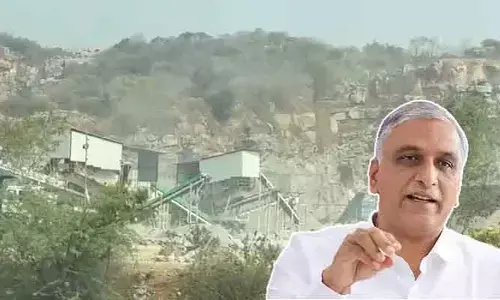 కాంగ్రెస్ సర్కార్‌ది రియల్ ఎస్టేట్ దందా: పొంగులేటి అక్రమ మైనింగ్‌పై హరీష్ రావు ఫైర్