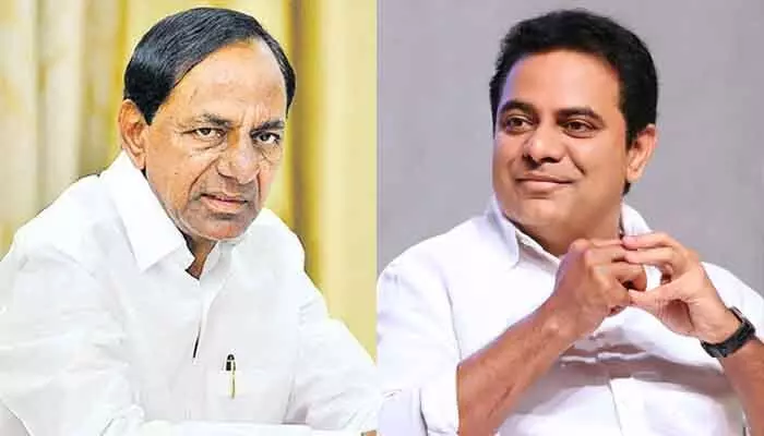 ఎర్రవెల్లిలో కేసీఆర్తో కేటీఆర్ భేటీ.. అసెంబ్లీ సెషన్స్, రాజ్యసభ ఎన్నికలపై చర్చ! ఎర్రవెల్లిలో కేసీఆర్తో కేటీఆర్ భేటీ.. అసెంబ్లీ సెషన్స్, రాజ్యసభ ఎన్నికలపై చర్చ!