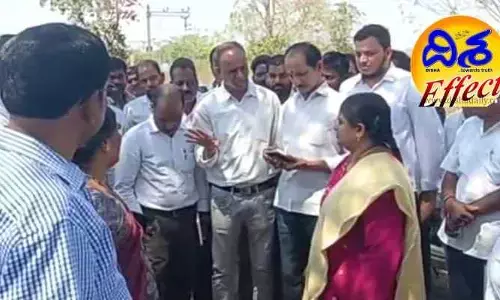 డబుల్ లైన్ కోసం భూసేకరణ పరిశీలన