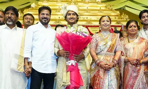 అంగరంగ వైభవంగా డిప్యూటీ CM భట్టి కుమారుడి వివాహం