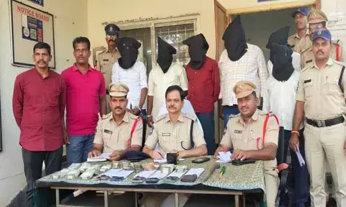 దొంగతనాలకు పాల్పడిన ఆరుగురు వ్యక్తులు అరెస్ట్