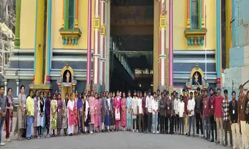 పరిశ్రమల విజిట్ ద్వారా విద్యార్థులు ప్రత్యక్ష అనుభవం పొందుతారు :  జేపీఎన్సీఈ కళాశాల చైర్మన్ రవికుమార్