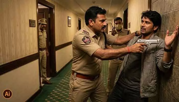 పట్టపగలే విజయవాడలో టెర్రర్.. కార్డెన్ సెర్చ్ చేస్తుండగా పోలీసులపైకి కాల్పులకు యత్నం పట్టపగలే విజయవాడలో టెర్రర్.. కార్డెన్ సెర్చ్ చేస్తుండగా పోలీసులపైకి కాల్పులకు యత్నం