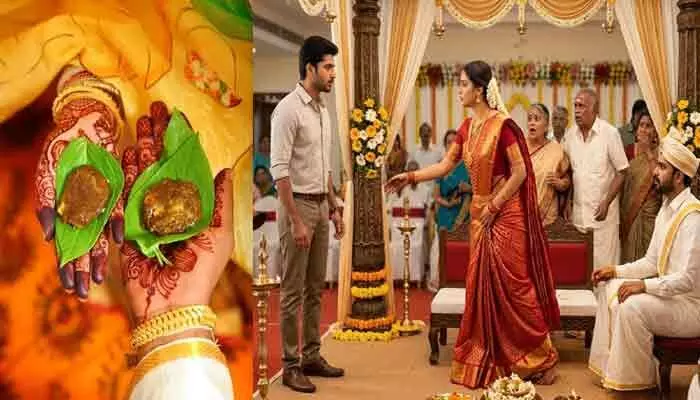 జీలకర్ర-బెల్లం పెట్టిన వేళ ట్విస్ట్.. పెళ్లి పీటల మీద నుంచి లేచి ప్రియుడి పక్కన నిల్చున్న వధువు! జీలకర్ర-బెల్లం పెట్టిన వేళ ట్విస్ట్.. పెళ్లి పీటల మీద నుంచి లేచి ప్రియుడి పక్కన నిల్చున్న వధువు!
