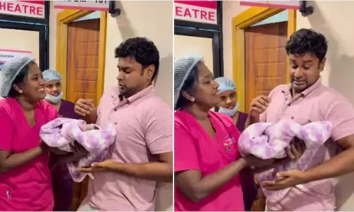 పసికందును చూసి వణికిన తండ్రి చేతులు.. 20 కోట్ల మందిని కదిలించిన అపురూప దృశ్యం!