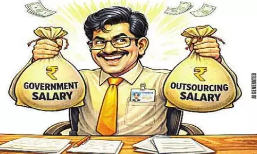 అవుట్ సోర్సింగ్‌లో ‘అధికార’ దోపిడీ.. ఆఫీసర్లే దొంగలు