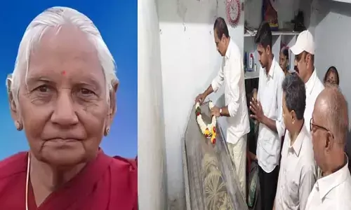 మెడికల్ కాలేజీకి వృద్ధురాలి పార్థివ దేహం దానం