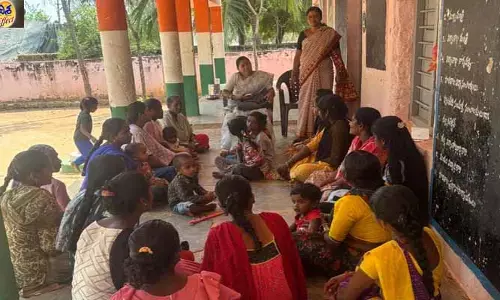 దిశ కథనానికి స్పందన..  మూతపడ్డ అంగన్ వాడి ఓపెన్