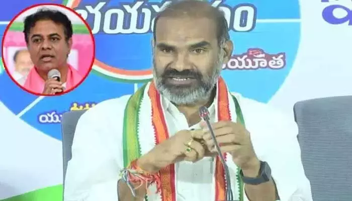 మీ పదేళ్ల పాలనలో ప్రతిరోజు చీకటి రోజే.. కేటీఆర్కు ఆది శ్రీనివాస్ కౌంటర్ మీ పదేళ్ల పాలనలో ప్రతిరోజు చీకటి రోజే.. కేటీఆర్కు ఆది శ్రీనివాస్ కౌంటర్