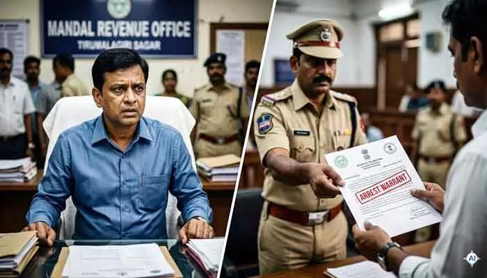 నల్లగొండ జిల్లాలో సంచలనం.. ఎమ్మార్వోపై అరెస్ట్ వారెంట్ జారీ నల్లగొండ జిల్లాలో సంచలనం.. ఎమ్మార్వోపై అరెస్ట్ వారెంట్ జారీ