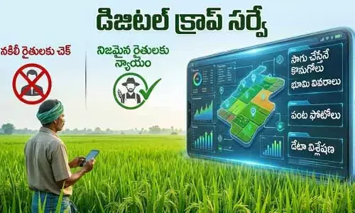 రాష్ట్రంలో ఇక డిజిటల్ క్రాప్ సర్వే.. నకిలీ రైతుల ఆగడాలకు బ్రేక్!
