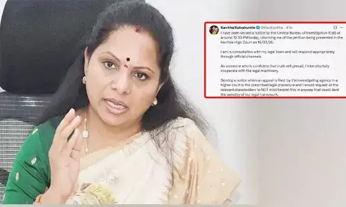 Kavitha: సీబీఐ నోటీసులపై కవిత ఫస్ట్ రియాక్షన్.. సత్యం తోడుగా ఉన్నంత వరకు అంటూ ట్వీట్
