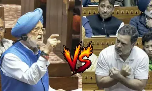 గ్యాస్ సిలిండర్ల  కొరతపై సభలో దుమారం.. రాహుల్‍కు కేంద్ర మంత్రి కౌంటర్