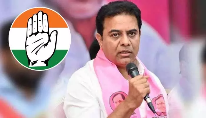 ‘కర్మ రిటన్స్’ అని కవిత చేసిన ట్వీట్ మర్చిపోయావా?.. కేటీఆర్: కాంగ్రెస్ ‘కర్మ రిటన్స్’ అని కవిత చేసిన ట్వీట్ మర్చిపోయావా?.. కేటీఆర్: కాంగ్రెస్