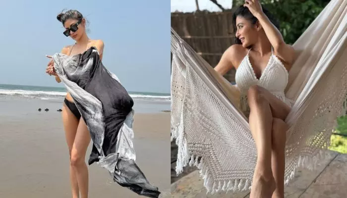 Mouni Roy: బీచ్లో ఆ అందాలను ఆరబోస్తున్న హాట్ బ్యూటీ Mouni Roy: బీచ్లో ఆ అందాలను ఆరబోస్తున్న హాట్ బ్యూటీ