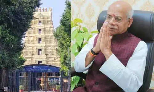 శ్రీశైలం మల్లన్న సేవలో తెలంగాణ గవర్నర్ శివ్‌ ప్రతాప్‌ శుక్లా దంపతులు