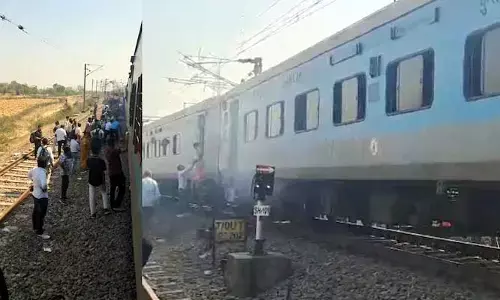 మహామన ఎక్స్‌ప్రెస్‌లో పొగలు: భయాందోళనలో ప్రయాణికులు..!