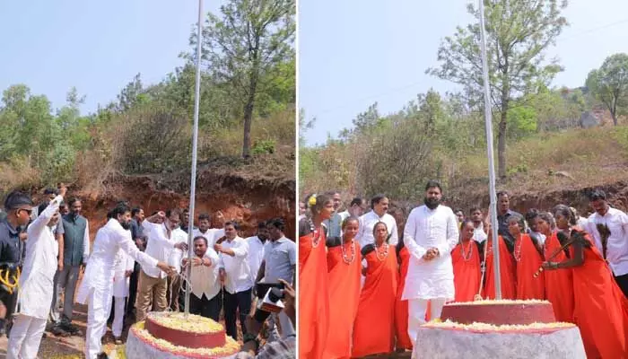 గిరిజనుల చెంత జనసేన ఆవిర్భావ వేడుకలు.. కాలినడకన పర్యటించిన పవన్ కల్యాణ్ గిరిజనుల చెంత జనసేన ఆవిర్భావ వేడుకలు.. కాలినడకన పర్యటించిన పవన్ కల్యాణ్