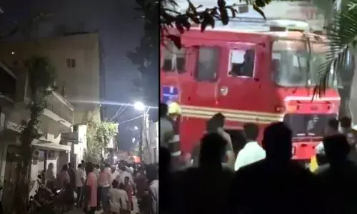 LB నగర్‌లో పేలుడు.. తృటిలో తప్పిన ప్రమాదం