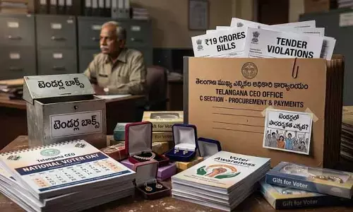 టెండర్ తమాషా.. ఓటరు దినోత్సవ ఖర్చుపై నీలి నీడలు