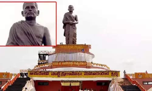 ఏపీలో చారిత్రాత్మక ఘట్టం.. పొట్టిశ్రీరాములు కాంస్యవిగ్రహాన్ని ఆవిష్కరించిన సీఎం