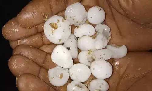 కామారెడ్డిలో వ‌డ‌గండ్ల‌ వాన