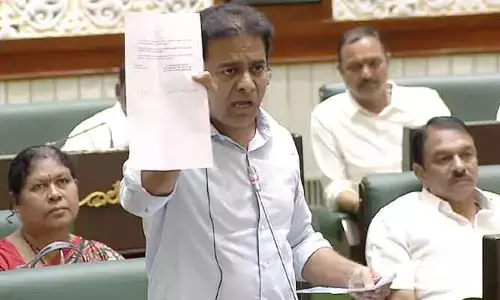 ఎన్నికల ముందు ‘దానకర్ణ’.. తర్వాత ‘కుంభకర్ణ’: అసెంబ్లీలో కేటీఆర్ ప్రాసలు, పంచ్‌లు