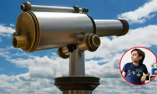 Technology : వావ్ కిడ్ బ్రో.. టెలిస్కోప్ తయారు చేసిన పదేళ్ల బాలుడు!