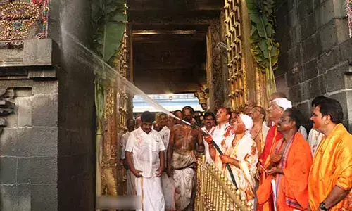 శ్రీవారి ఆలయంలో ఆగమోక్తంగా కోయిల్‌ ఆళ్వార్‌ తిరుమంజనం