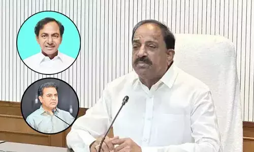 కేసీఆర్ ఛాంబర్‌లో మంత్రి తుమ్మల..