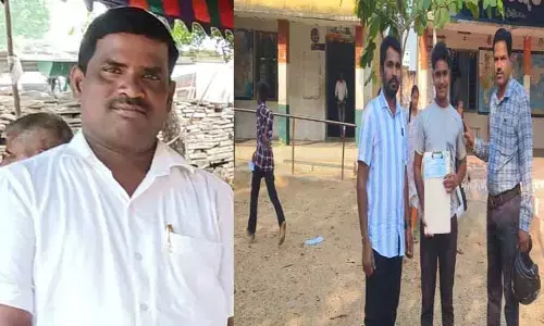 పుట్టెడు దుఃఖంతో ప‌దోత‌ర‌గ‌తి ప‌రీక్ష‌కు హాజ‌రు