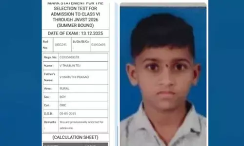 నవోదయలో మెరిసిన కంబదూరు విద్యార్థి