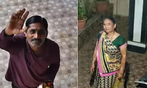 కన్నీళ్లు తెప్పిస్తున్న కన్నవారి ప్రేమ..  సీసీ కెమెరాలోనే కూతురికి పలకరింపులు