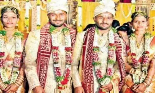 ట్విన్స్ డే రోజున కవలల పెళ్లి..నెలలోపే తీవ్ర విషాదం