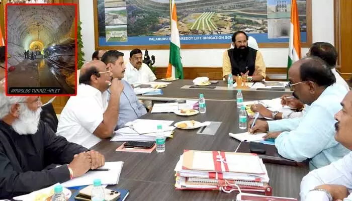 ఎస్ఎల్బీసీలో భద్రతా ప్రమాణాలు పాటించాలి : మంత్రి ఉత్తమ్కుమార్రెడ్డి ఎస్ఎల్బీసీలో భద్రతా ప్రమాణాలు పాటించాలి : మంత్రి ఉత్తమ్కుమార్రెడ్డి