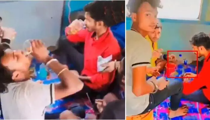Viral video: రెచ్చిపోయిన మందుబాబులు.. ట్రైన్లో మద్యం సేవిస్తూ హల్చల్ Viral video: రెచ్చిపోయిన మందుబాబులు.. ట్రైన్లో మద్యం సేవిస్తూ హల్చల్