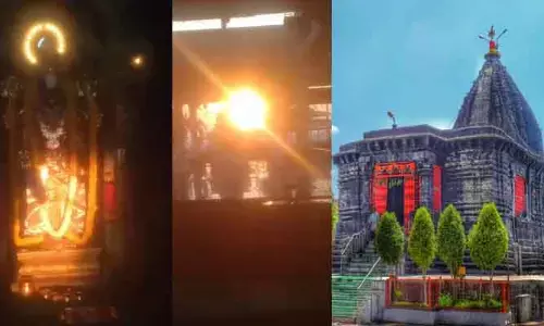 ఆదిలాబాద్ ఆలయంలో అద్భుతఘట్టం ఆవిష్కృతం.. తన్మయత్వం చెందిన భక్తులు