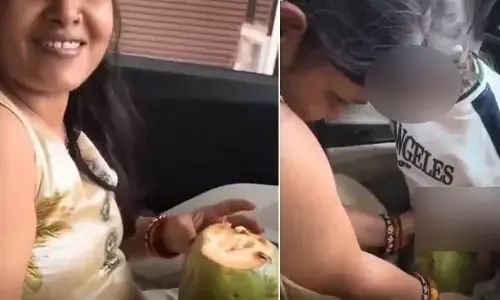 కారులో కొబ్బరి బొండాలో చిన్నారితో మూత్రవిసర్జన.. రోడ్డుపై పారేసిన తల్లి, నెట్టింట వైరల్