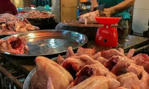 హైద‌రాబాద్ లో దారుణం...కుళ్లిన మటన్, చికెన్!