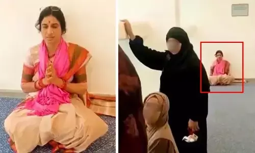 ఢిల్లీ ఎయిర్‌పోర్టు ప్రేయర్ రూమ్‌లో మాధవీలత పూజలు.. సోషల్ మీడియాలో దుమారం!
