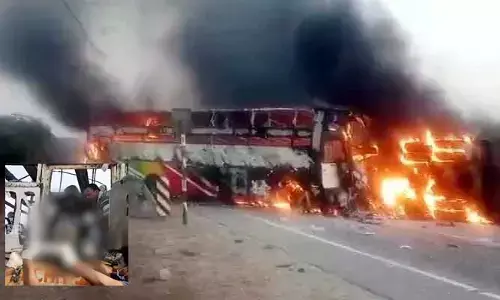 Markapuram Bus Accident  : గుండెలు పగిలే దృశ్యాలు.. మాంసపు ముద్దలుగా మార్కాపురం మృతులు