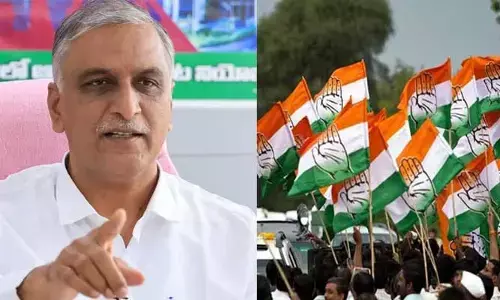 రేవంత్ రెడ్డి కాదు మా అభ్యర్థి నిన్ను ఓడిస్తారు.. హరీశ్ రావుకు కాంగ్రెస్ కౌంటర్