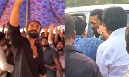 కంటిపైన బ్యాండేజ్‌తోనే రామ్ చ‌ర‌ణ్‌..వీడియో వైర‌ల్
